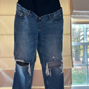 Abercrombie and Fitch maternity the ankle straight jeans, size 32/14 short